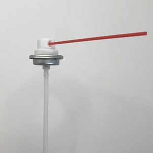Valve for silicone aerosol